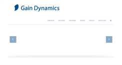 Desktop Screenshot of gaindynamics.com